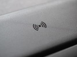 RFID radio frequency identification symbol photo