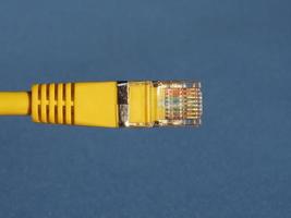 RJ45 ethernet plug photo