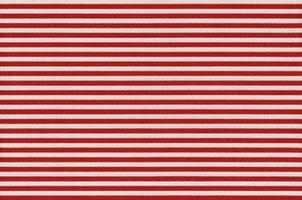 Red striped fabric texture background photo