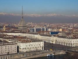 vista aerea de turin foto