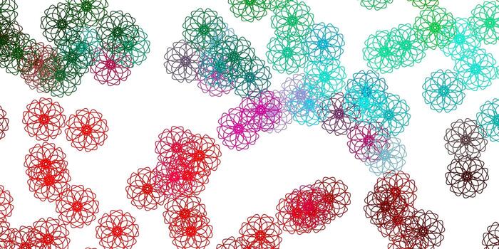 Abstract vector background with colorful gradient