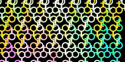 Abstract vector background with colorful gradient