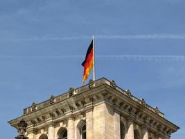 Parlamento del Reichstag en Berlín. foto