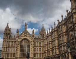 casas del parlamento en londres foto