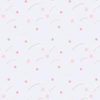 pink pastel stars pattern background vector