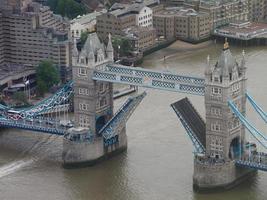 Aerial view of London photo