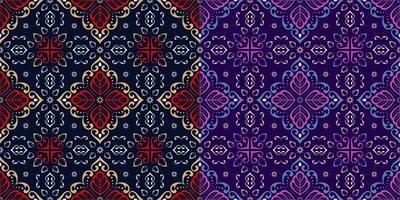 Beautiful batik seamless pattern vector