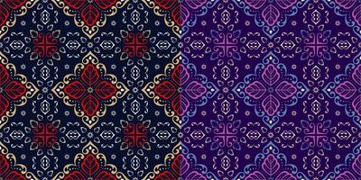 Beautiful batik seamless pattern vector