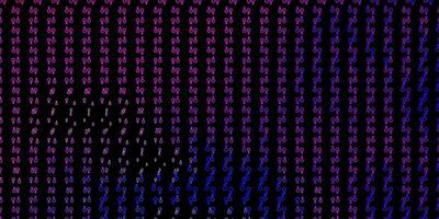 Abstract vector background with colorful gradient