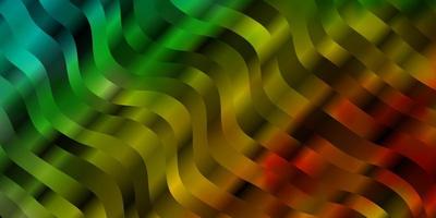 Abstract vector background with colorful gradient