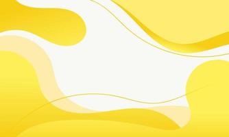 Abstract Yellow Fluid Wave Background