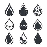 Water drop logo images vector