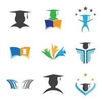 Education logo design vector