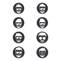 Geek logo images vector