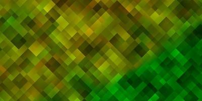 Light Green, Yellow vector background with rectangles.