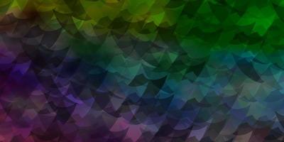 Light Multicolor vector pattern with polygonal style.