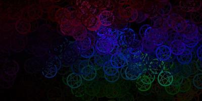Abstract vector background with colorful gradient