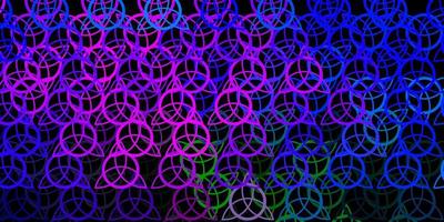 Abstract vector background with colorful gradient