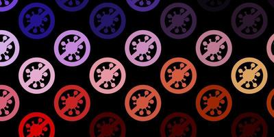 Abstract vector background with colorful gradient