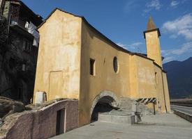 St Orso chapel in the Village of Donnas photo