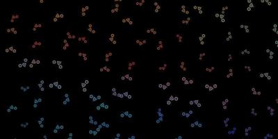 Abstract vector background with colorful gradient
