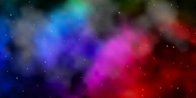 Abstract vector background with colorful gradient