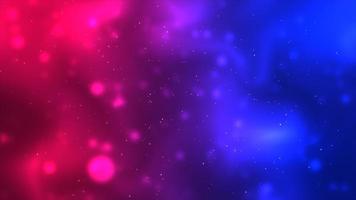 Red and blue floating particle background photo