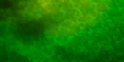 Light Green vector background with polygonal style.