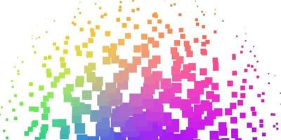 Light Multicolor vector texture in rectangular style.