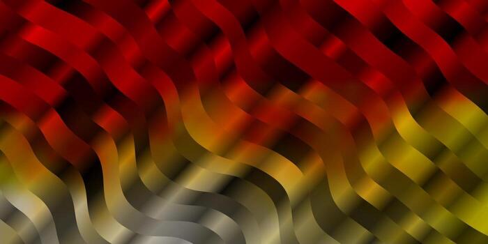 Light Orange vector pattern with wry lines.