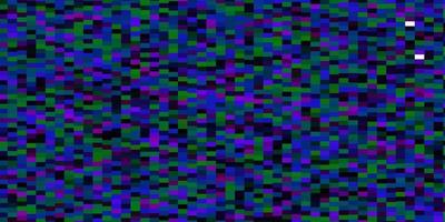 Dark Multicolor vector texture in rectangular style.