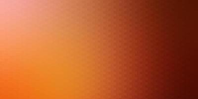 textura de vector naranja claro en estilo rectangular.