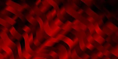 Dark Orange vector pattern with curves.