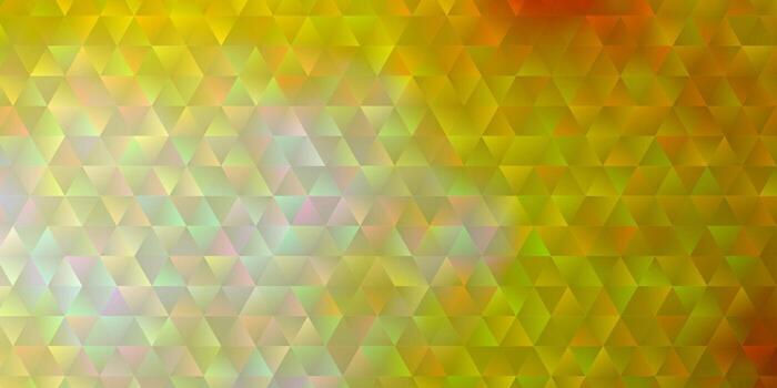 Light Orange vector texture with triangular style.