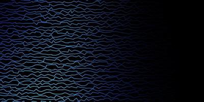 Dark BLUE vector backdrop with curves.