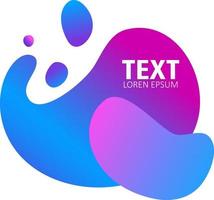 Abstract stains for text vector