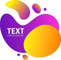 Abstract stains for text vector