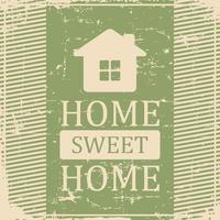 Home Sweet Home Signage Vintage Retro Shabby vector