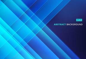 Abstract technology blue stripes overlapping diagonal lines vector