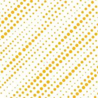 Rayas punteadas amarillas abstractas patrón diagonalmente vector