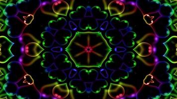 Colorful Shiny and Hypnotic Kaleidoscope photo