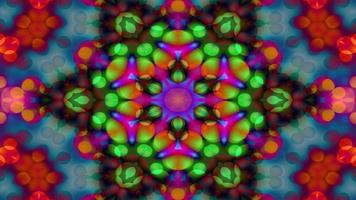 Colorful Shiny and Hypnotic Kaleidoscope photo