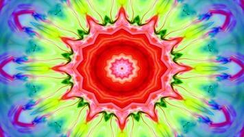 Colorful Shiny and Hypnotic Kaleidoscope photo