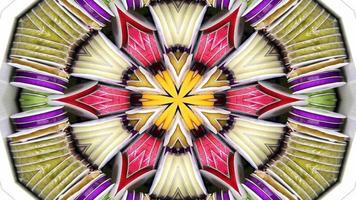 Abstract Colorful Symmetric Kaleidoscope photo