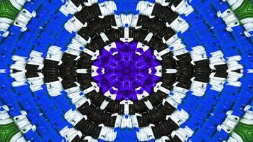 caleidoscopio simétrico colorido abstracto foto