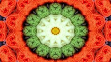 Abstract Colorful Symmetric Kaleidoscope photo