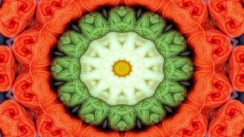 Abstract Colorful Symmetric Kaleidoscope photo