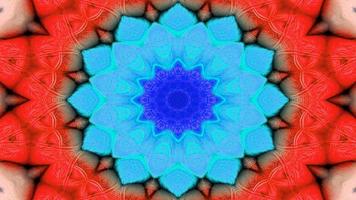 Abstract Colorful Symmetric Kaleidoscope photo