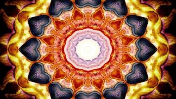 Abstract Colorful Symmetric Kaleidoscope photo