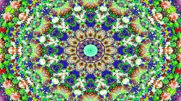 Abstract Colorful Symmetric Kaleidoscope photo